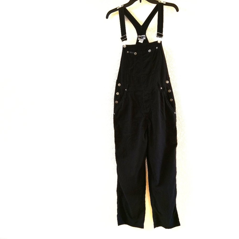 Vintage 1990's DKNY Black Overalls Petite P